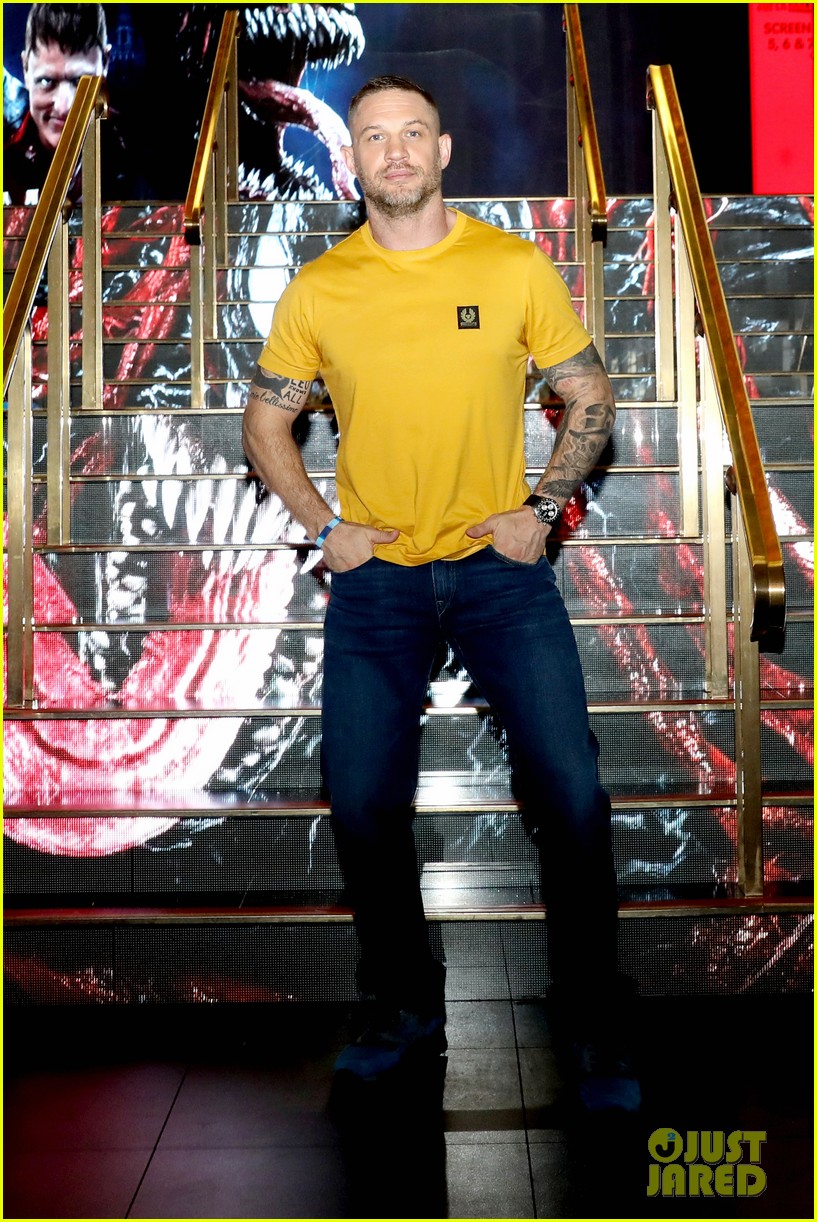 Tom Hardy Brings His Dog Blue To 'Venom: Let There Be Carnage' Fan