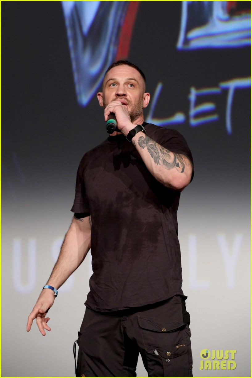 Tom Hardy Brings His Dog Blue To 'Venom: Let There Be Carnage' Fan