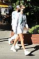 hailey bieber grabs lunch with justine skye beverly hills 07