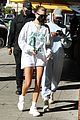 hailey bieber grabs lunch with justine skye beverly hills 13
