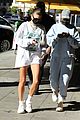 hailey bieber grabs lunch with justine skye beverly hills 14