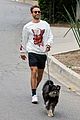 chace crawford morning walk with dog shiner 10