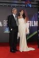 george clooney amal clooney cute moment lily rabe bfi festival 55