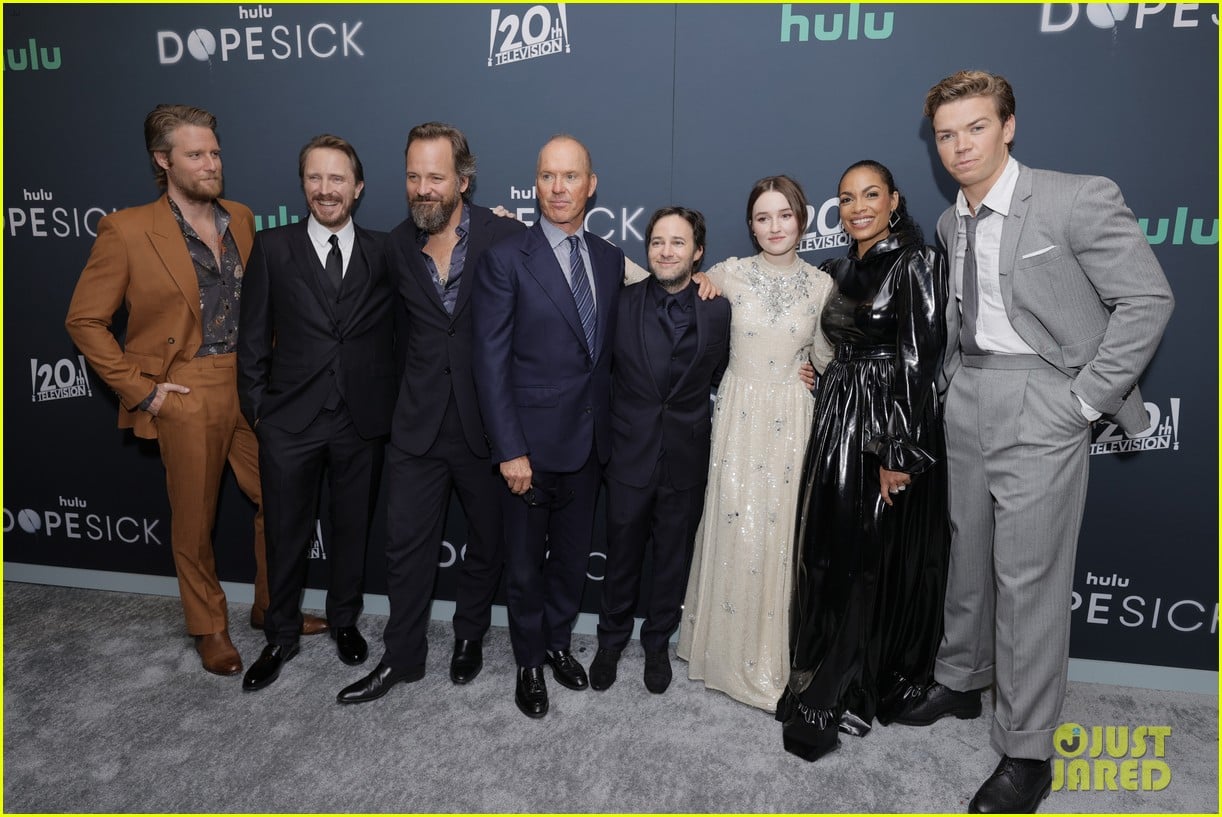 Michael Keaton, Kaitlyn Dever & Rosario Dawson Premiere 'Dopesick' in