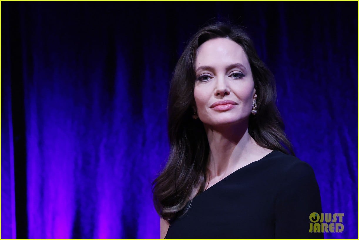 Angelina Jolie Joins 'Eternals' CoStars for Press Conference at Rome