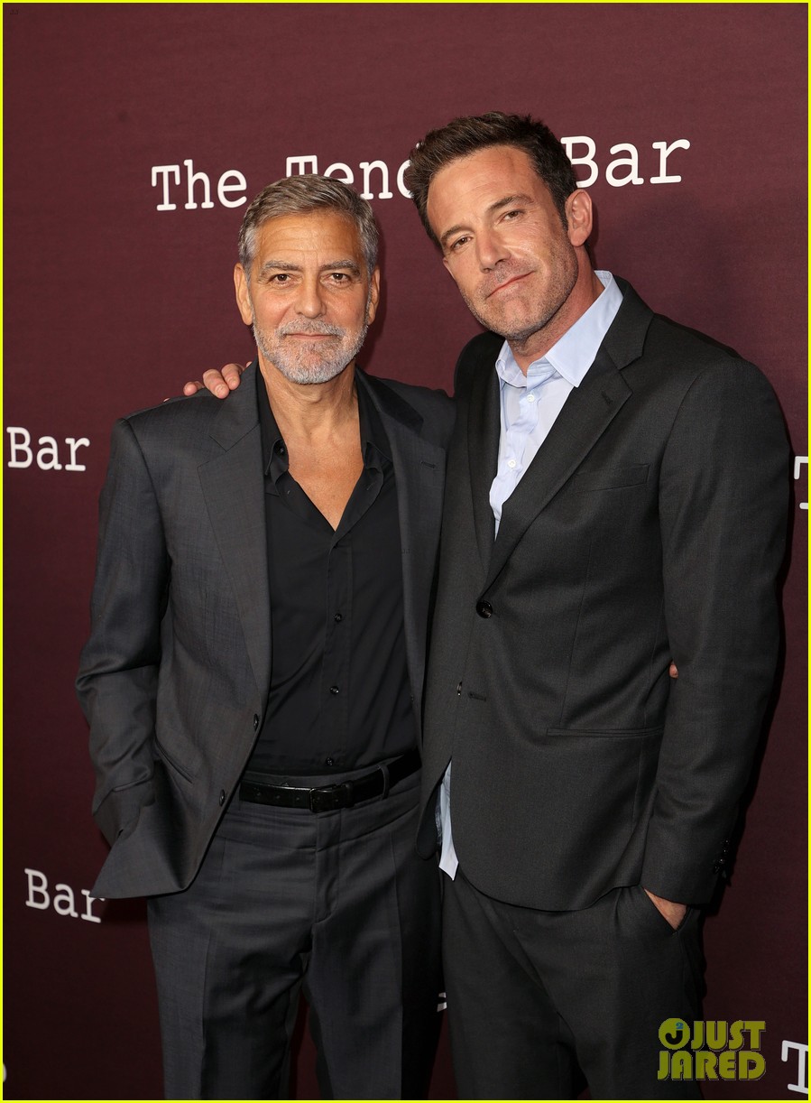 george clooney ben affleck buddy up at the tender bar premiere 034637682