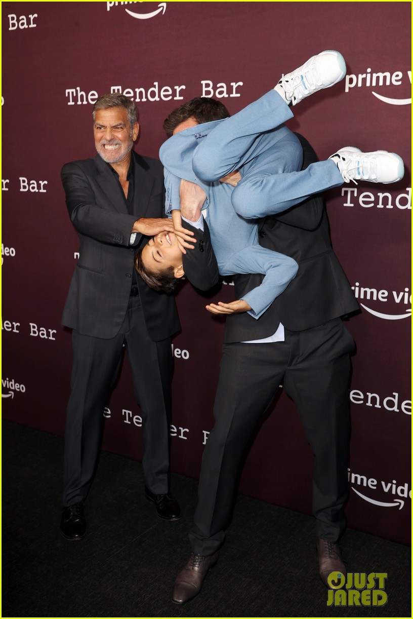 George Clooney, Ben Affleck, Tye Sheridan & Lily Rabe Premiere Their