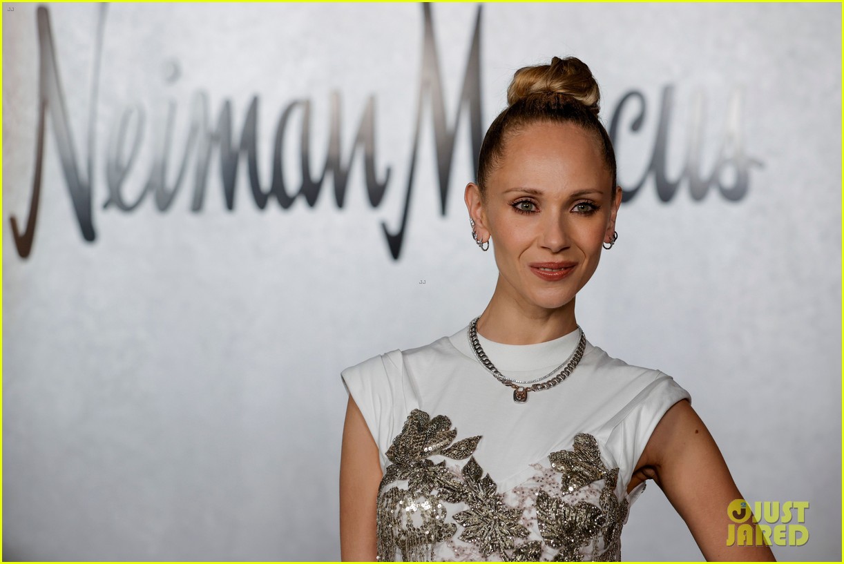 phil dunster juno temple neiman marcus holiday event 154651245