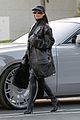 kim kardashian wears leather latex outfit out in la 03