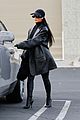 kim kardashian wears leather latex outfit out in la 05