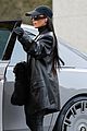 kim kardashian wears leather latex outfit out in la 12