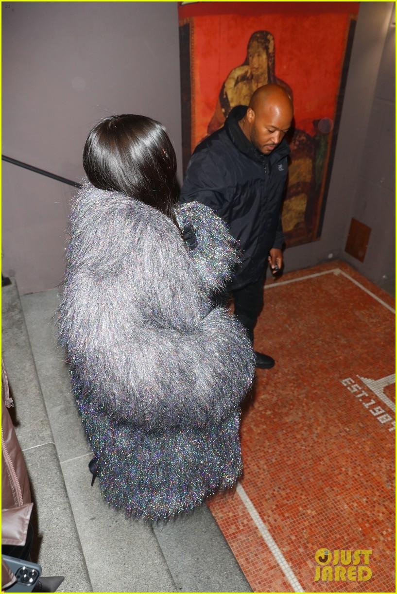 Kim Kardashian Wears a Fuzzy Coat for Dinner After 'SNL' Rehearsal