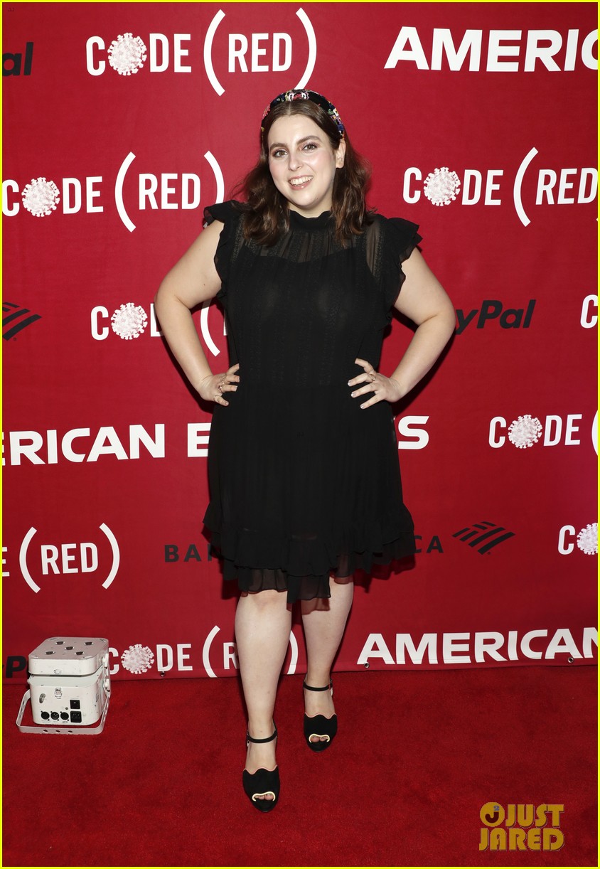 Beanie Feldstein & Lea Michele Attend Same Event Hours After 'Funny