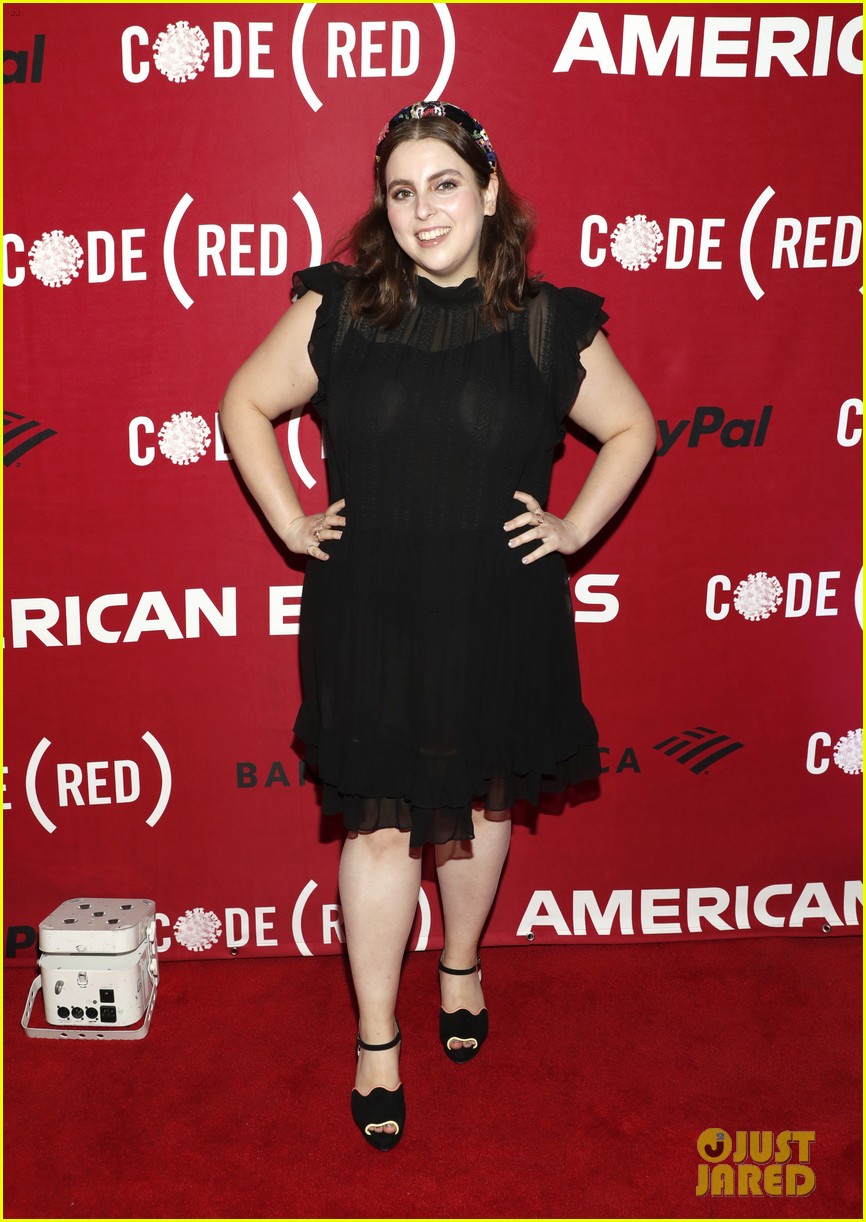 Beanie Feldstein & Lea Michele Attend Same Event Hours After 'Funny