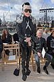 vanessa kirby emilia clarke soko mcqueen fashion show london 43