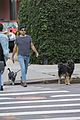 zachary quinto goes for a walk with his dogs nyc 05