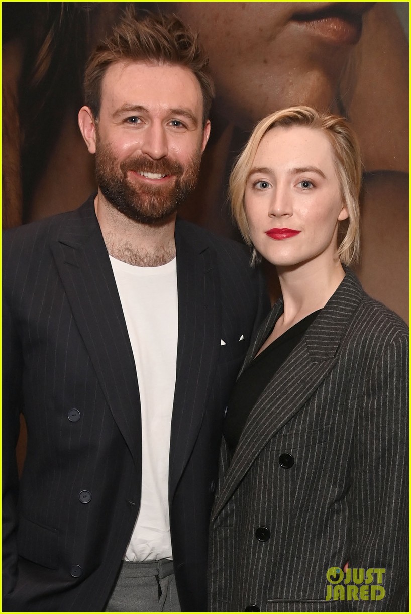 Saoirse Ronan Suits Up for the Press Performance of 'Tragedy of Macbeth