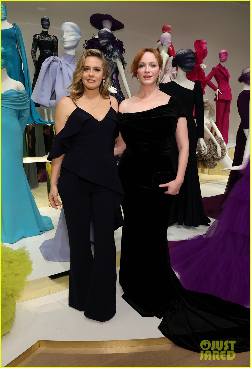 Christina Hendricks & Alicia Silverstone Attend the Launch of Christian