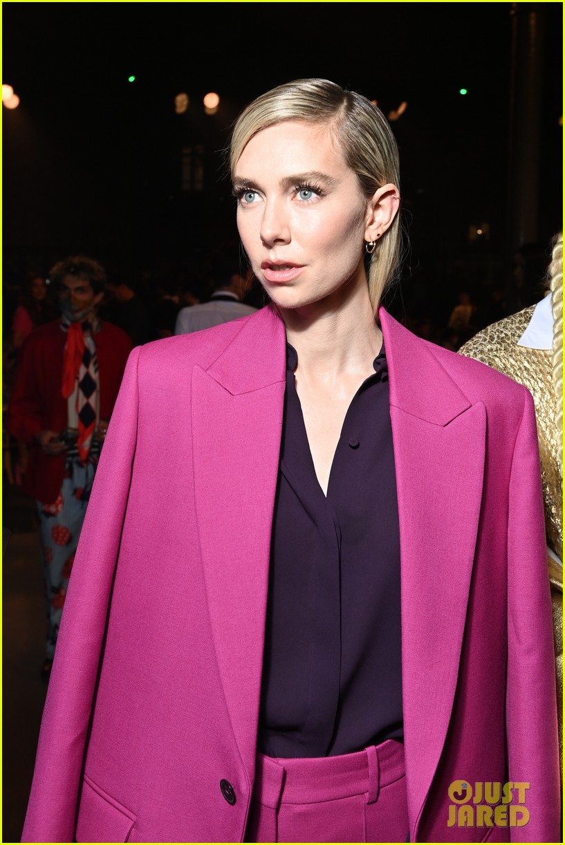 Vanessa Kirby & Emily Ratajkowski Sit Front Row at Valentino's Fashion