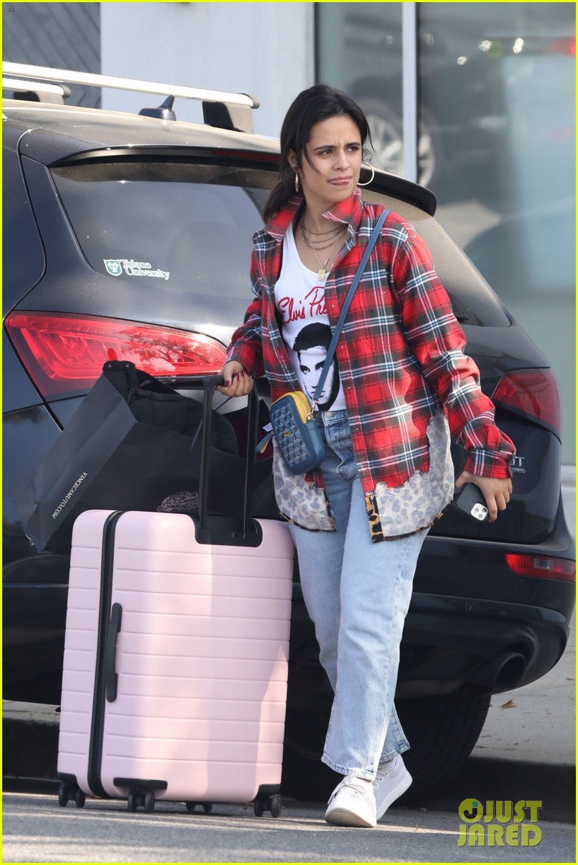 Camila Cabello – spotted shopping for new luggage in Beverly