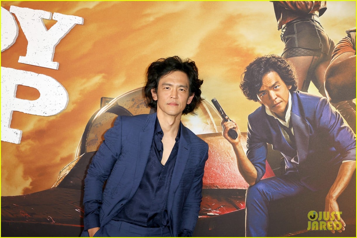 John Cho & Co-Stars Mustafa Shakir & Daniella Pineda Attend Premiere of