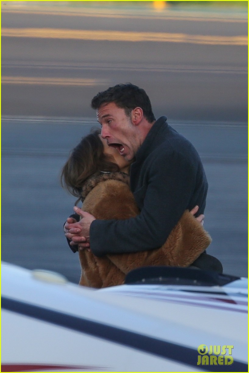 Jennifer Lopez Gets Kisses From Ben Affleck Ahead Of Her Flight Out Of