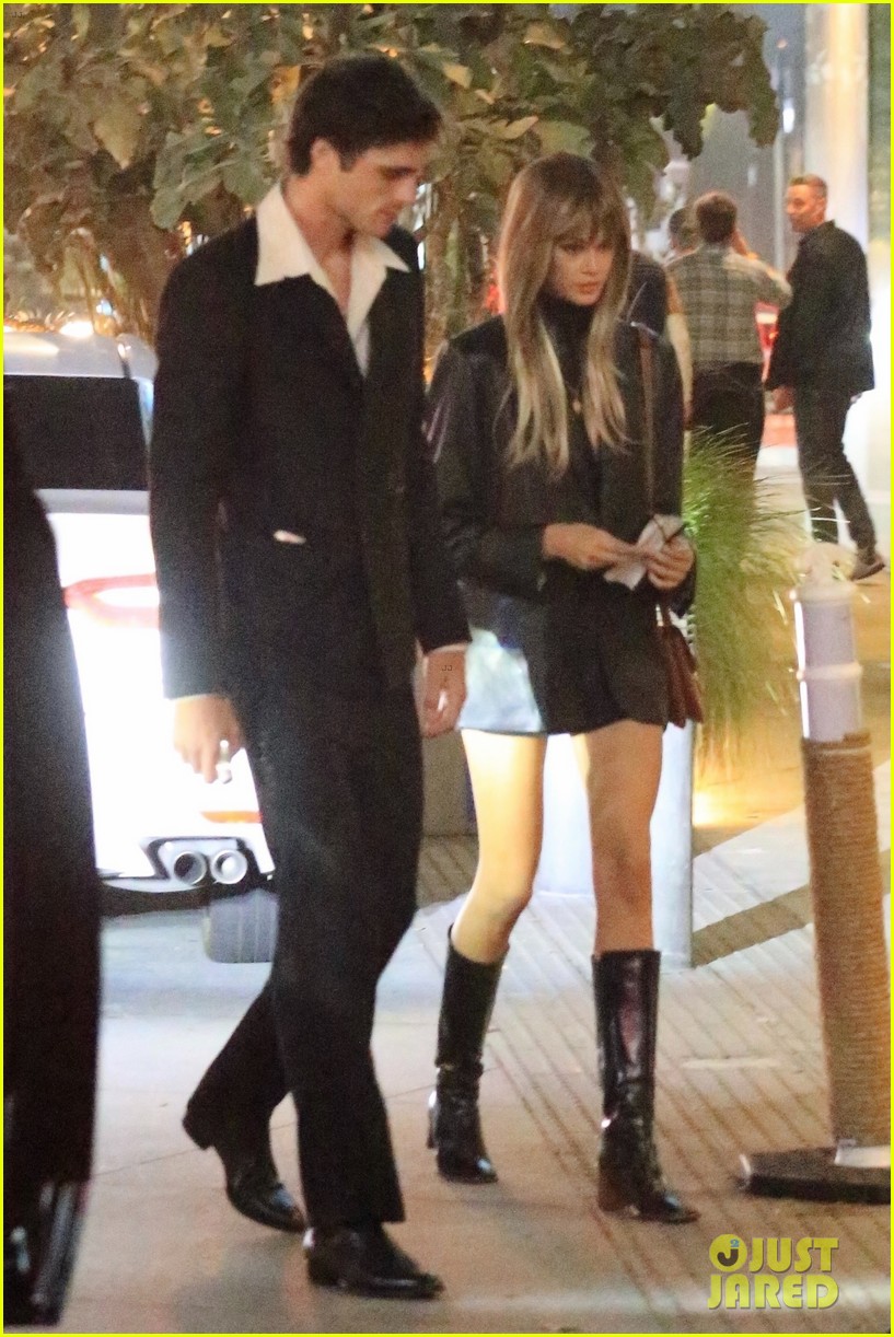 Kaia Gerber & Jacob Elordi Head Home After Attending Halloween Party in