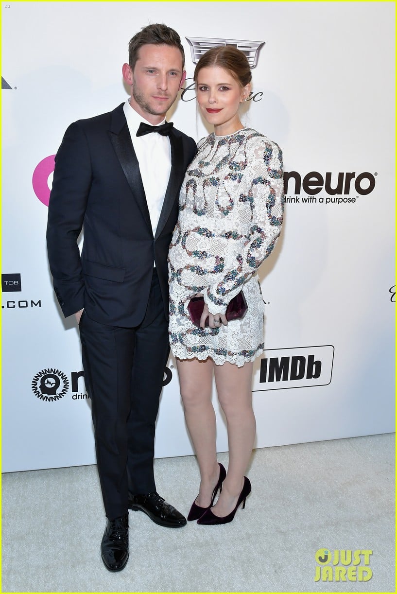 Kate Mara Makes Out With Husband Jamie Bell While Encouraging Others To