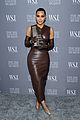 kim kardashian brown leather outfit wsj innovator awards 04