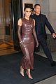 kim kardashian brown leather outfit wsj innovator awards 10