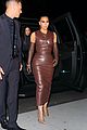 kim kardashian brown leather outfit wsj innovator awards 13