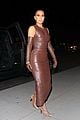 kim kardashian brown leather outfit wsj innovator awards 15