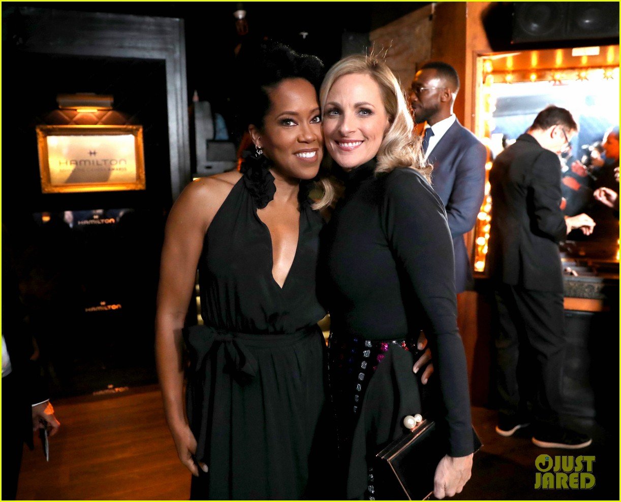 Regina King Joins Jamie Dornan & Kirsten Dunst at Hamilton Behind the