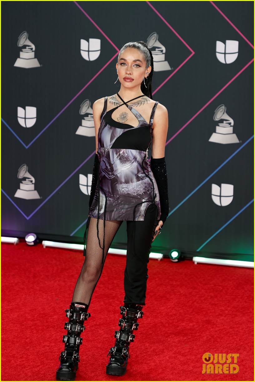Bella Thorne, Sofia Carson & Becky G Hit Up the Latin Grammys 2021