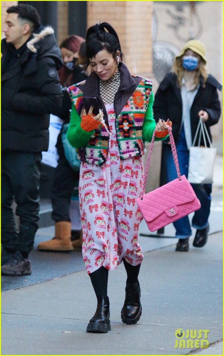 lily allen sports colorful look in nyc 044667671