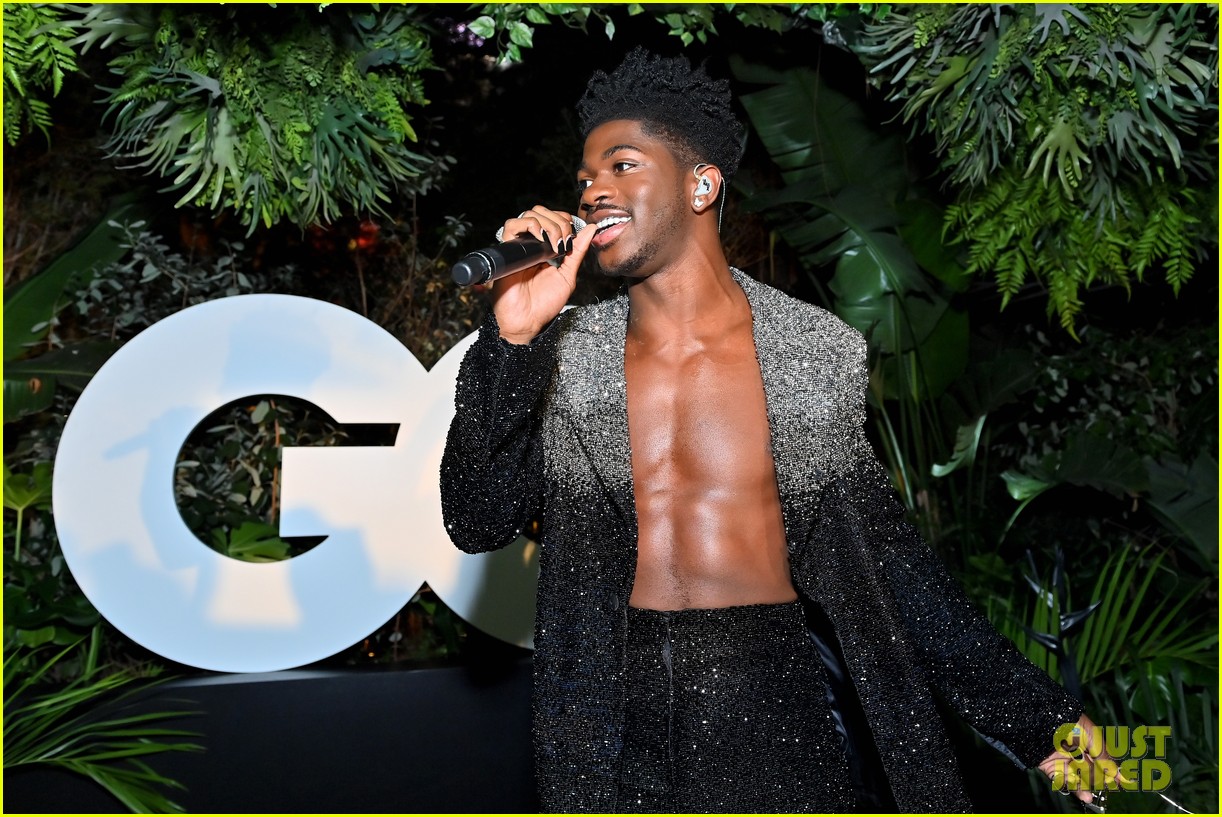nas x miguel troye sivan more gq party 024664108