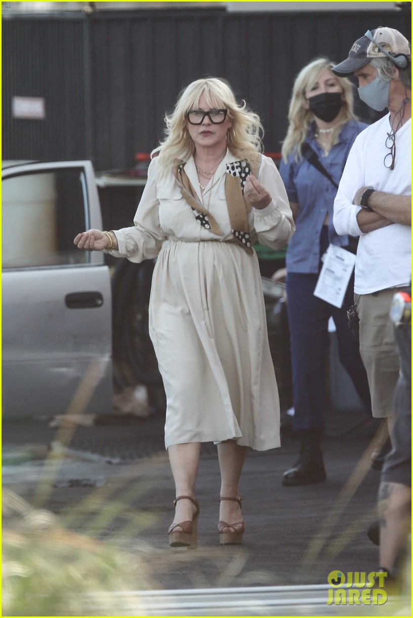 Patricia Arquette Gets Into Character on Set of Apple TV+ Series 'High