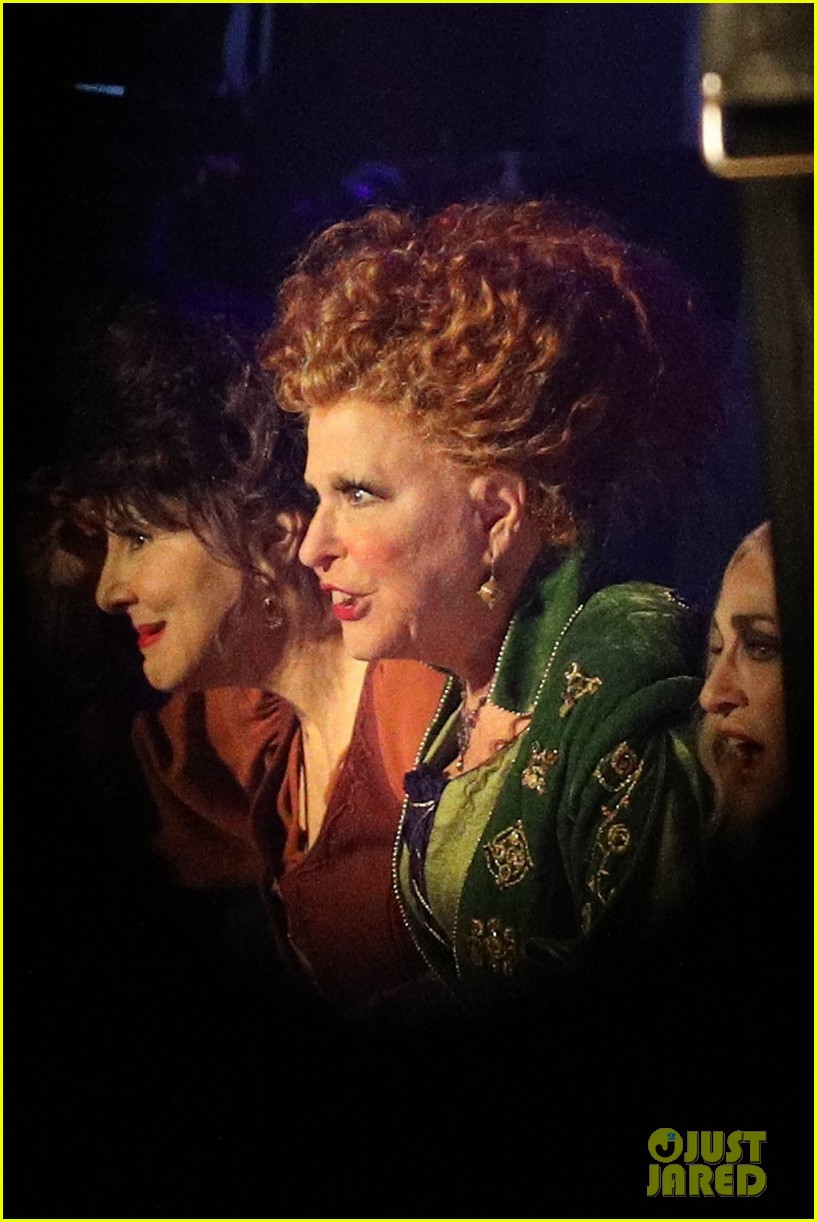 Bette Midler, Sarah Jessica Parker, & Kathy Najimy Film 'Hocus Pocus 2