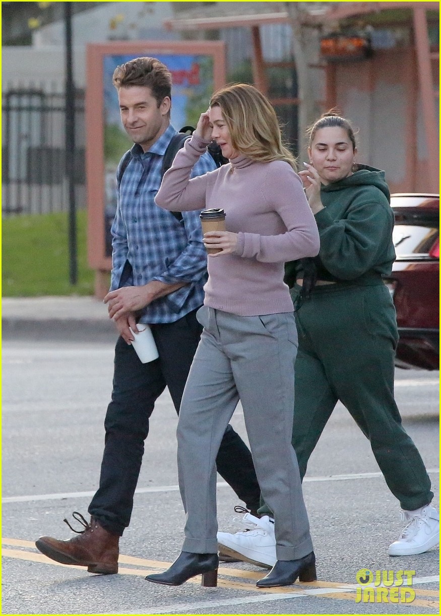 Ellen Pompeo Spotted Filming More 'Grey's Anatomy' Scenes with Scott