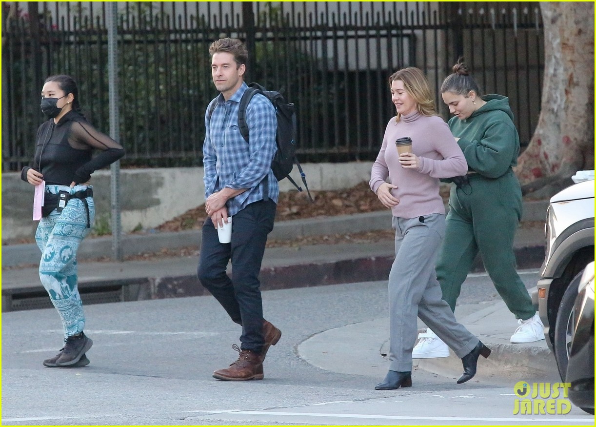Ellen Pompeo Spotted Filming More 'Grey's Anatomy' Scenes with Scott