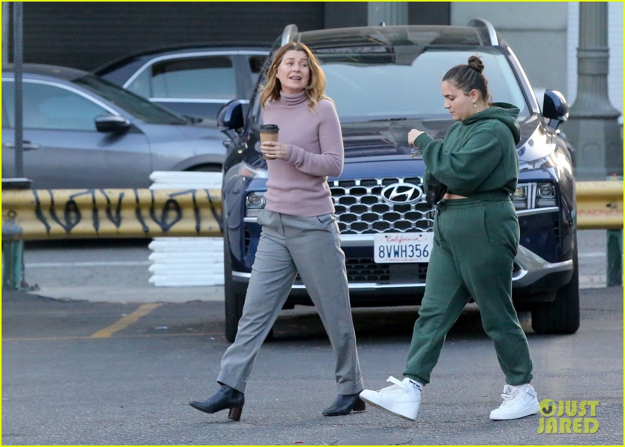 Ellen Pompeo Spotted Filming More 'Grey's Anatomy' Scenes with Scott