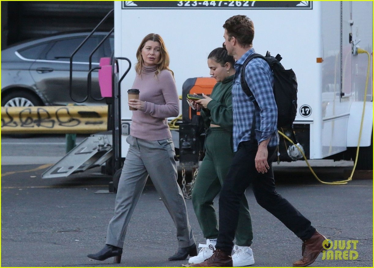 Ellen Pompeo Spotted Filming More 'Grey's Anatomy' Scenes with Scott