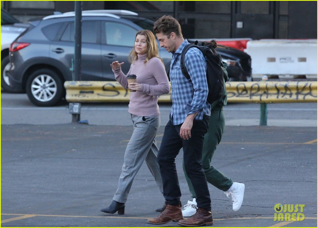 Ellen Pompeo Spotted Filming More 'Grey's Anatomy' Scenes with Scott