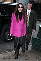 emily ratajkowski bright pink blazer for book signing in nyc 01