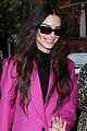 emily ratajkowski bright pink blazer for book signing in nyc 04
