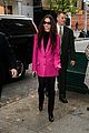 emily ratajkowski bright pink blazer for book signing in nyc 11