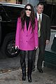 emily ratajkowski bright pink blazer for book signing in nyc 12