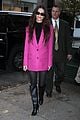 emily ratajkowski bright pink blazer for book signing in nyc 16