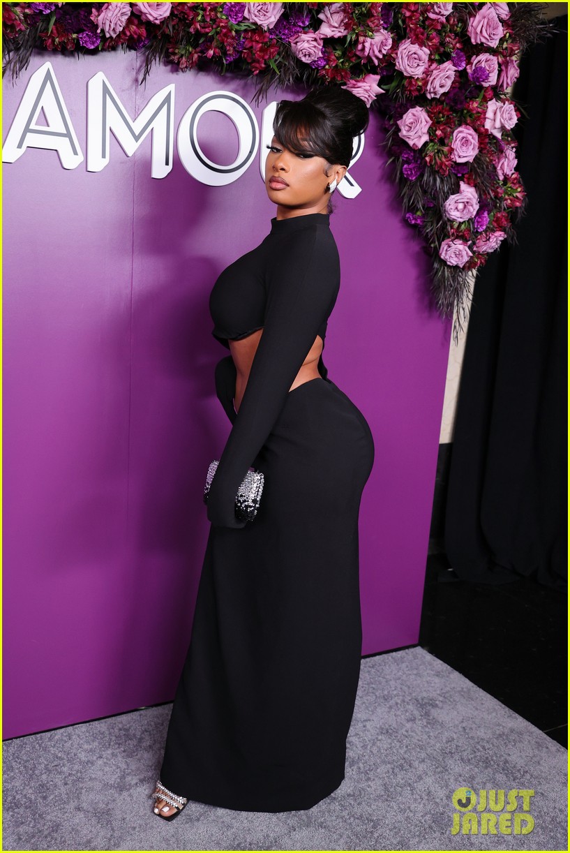 Megan Thee Stallion Wows in Cut-Out Dress at Glamour Women of the Year