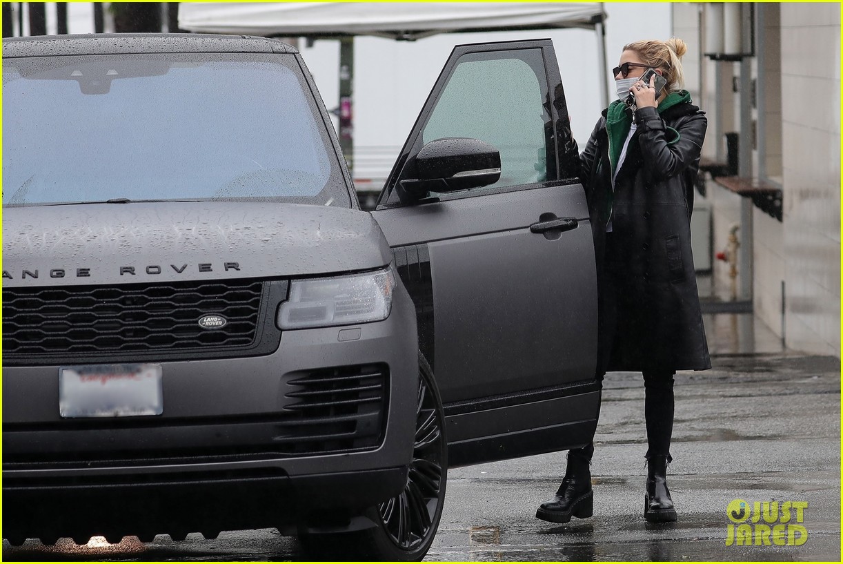 Ashley Benson Spotted Driving GEazy's Car While Running Errands in L.A
